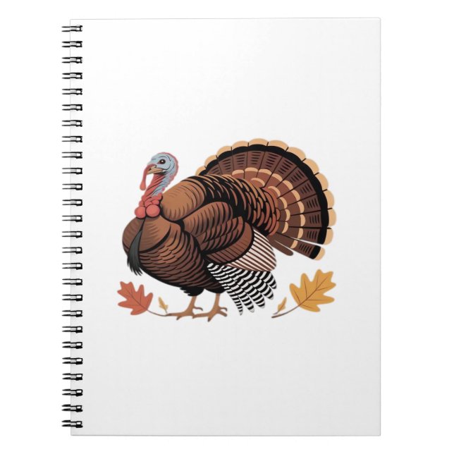 Carnet Thanksgiving Turquie - Automne Vacances Classique  (Devant)