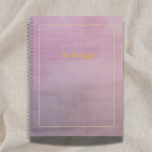 Carnet The Anthology | Mauve Custom Poetry Collection (Créateur téléchargé)
