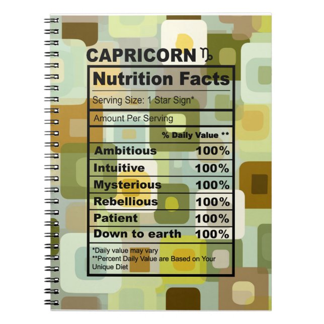 Carnet 🐐 The Architect's Journal: Capricorn Edition  (Devant)