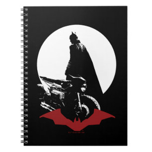 Carnet The Batman Motorcycle Silhouette