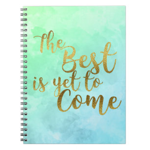 Carnet The Best I Yet To Mange Watercolor Notebook