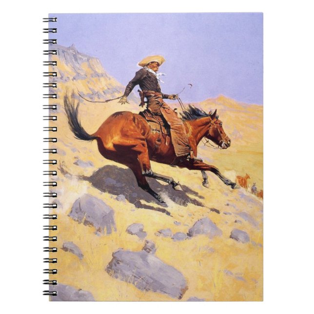 Carnet The Cowboy (par Frederic Remington) (Devant)