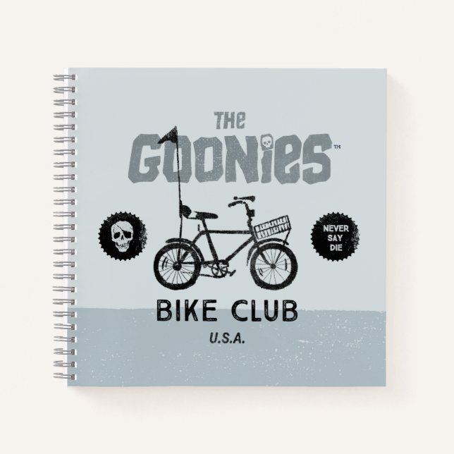 Carnet The Goonies Bike Club États-Unis (Devant)
