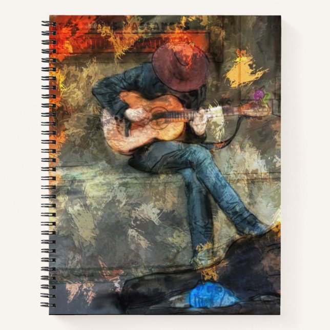 Carnet The Guitar Man (Devant)