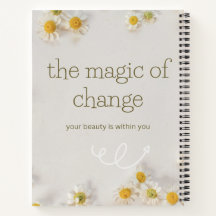 the magic change . inspirational notebook