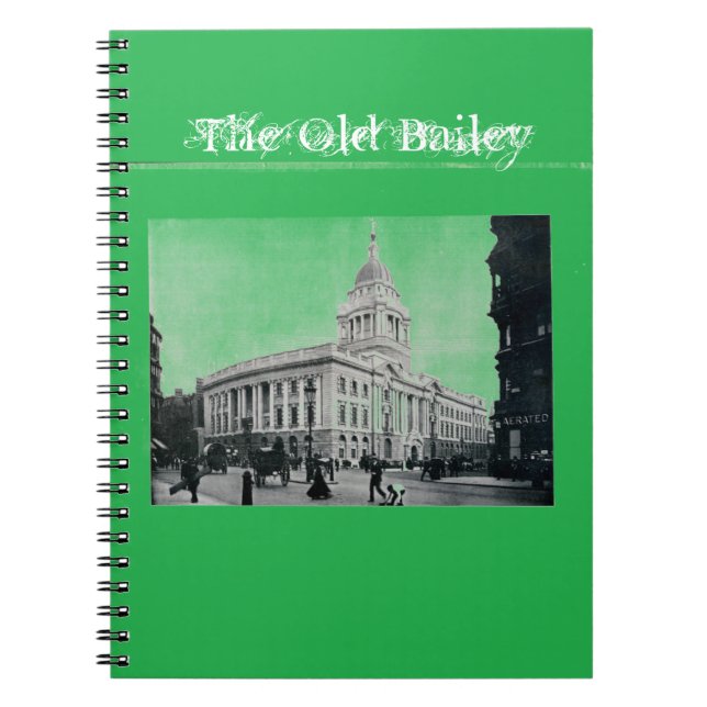 Carnet The Old Bailey, Londres (Devant)