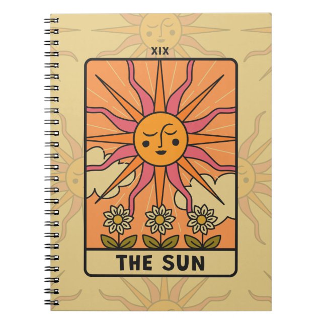 Carnet The Sun - Tarot (Devant)