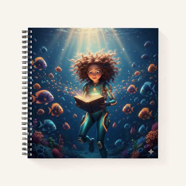 Carnet The Underwater Narrator Notebook (Devant)