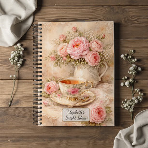 Carnet Théière Shabby Chic