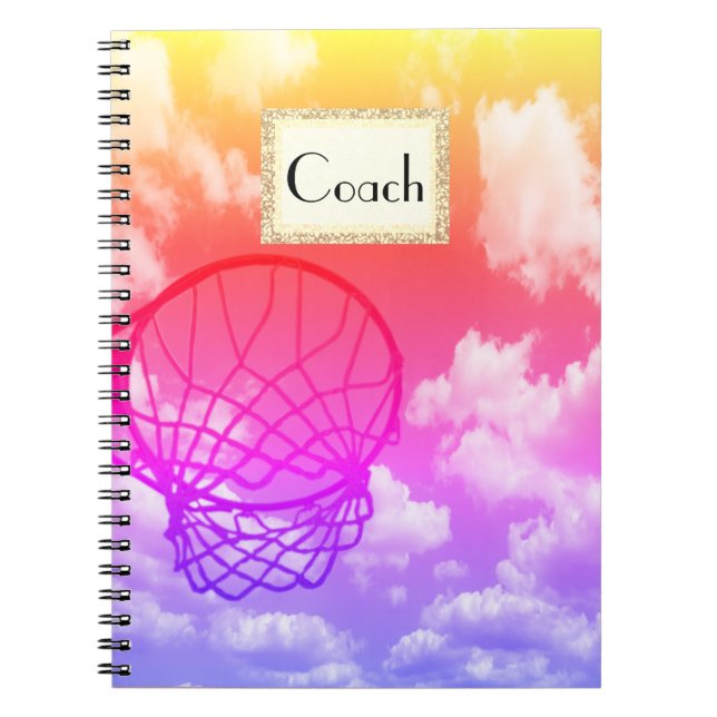 Carnet Thème de car de net-ball personnalisé (Devant)