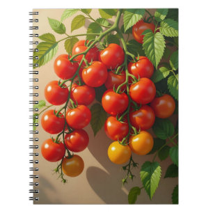 Carnet Thème de jardinage de plante de tomate pour l'été