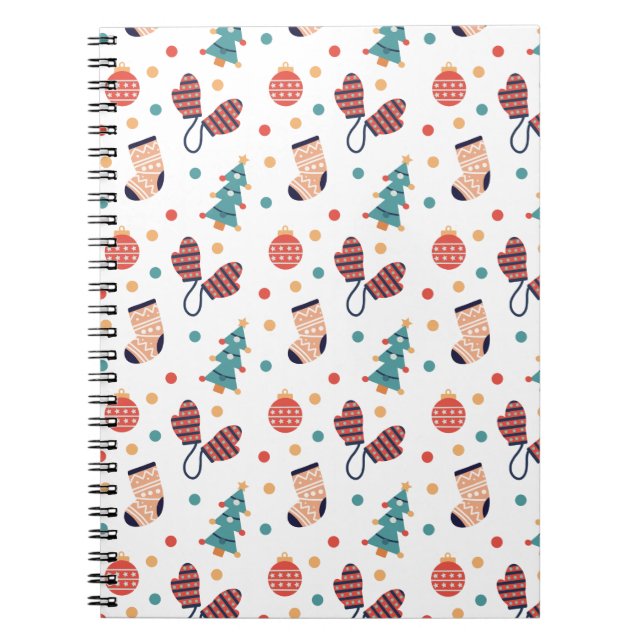 Carnet Thème de Noël mignon (Devant)