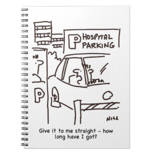 Carnet Thème de stationnement de l'hôpital