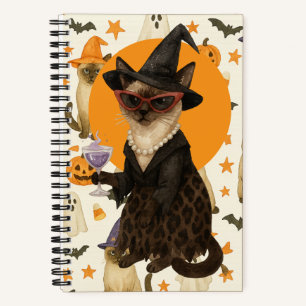 Carnet Thème Halloween pour les amateurs de chats