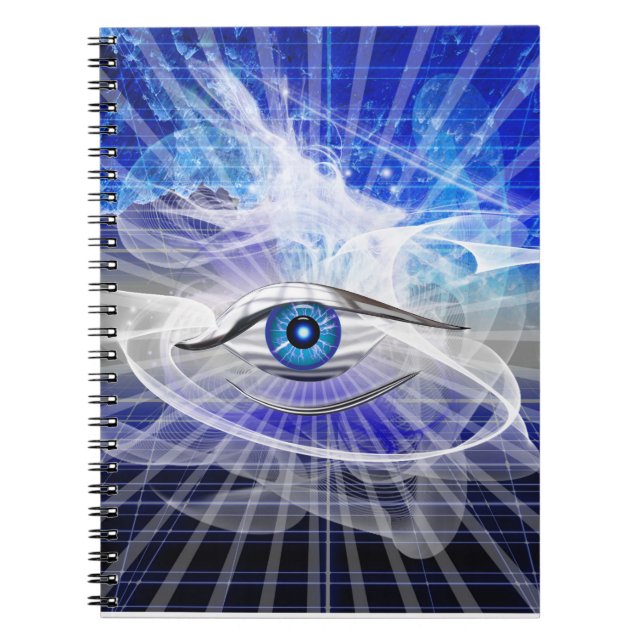 Carnet Thème mystique des yeux cosmiques (Devant)