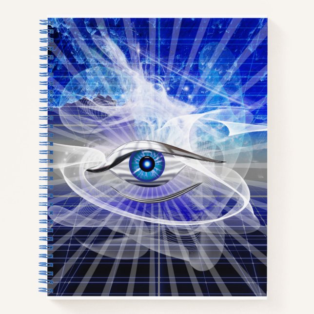 Carnet Thème mystique des yeux cosmiques (Devant)