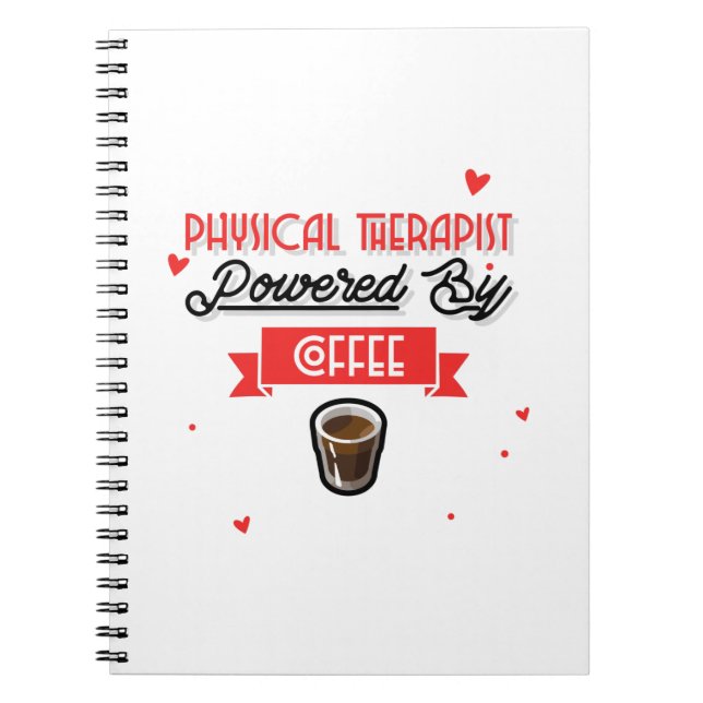Carnet Thérapeute Physique Actionné Avec Café (Devant)