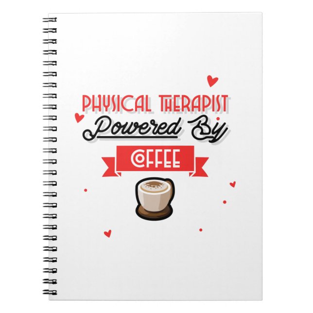 Carnet Thérapeute Physique Actionné Avec Café (Devant)