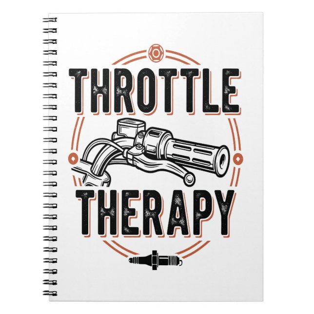 Carnet Thérapie de gaz Grip Motorcycle (Devant)