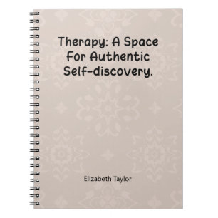 Carnet Thérapie : Espace pour la découverte authentique d