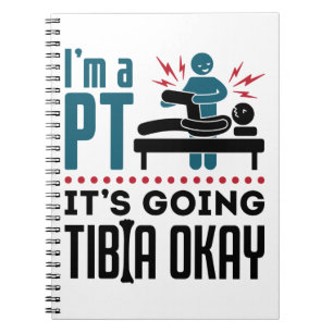 Carnet Thérapie physique Je suis PT Ça va Tibia OK