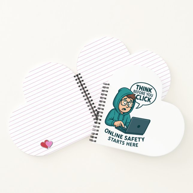 Carnet Think Before You Click - Online Safety Awareness (Intérieur)