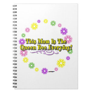 Carnet This Mama Is The Queen Bee Everyday Type FlowerRin