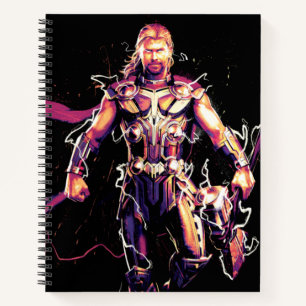 Carnet Thor Illustrated Character Art