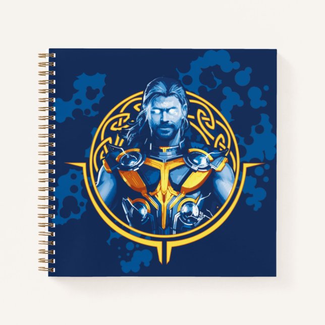 Carnet Thor Stylisé Graphique Asgardian (Devant)