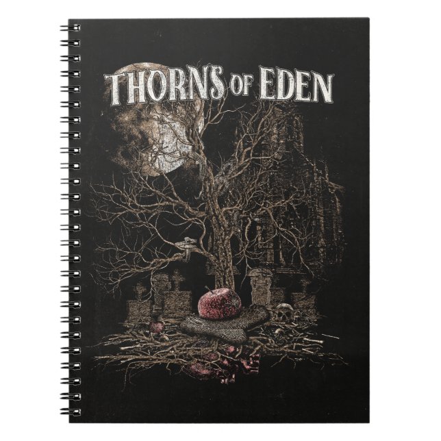 Carnet Thorns of Eden - Gothic Streetwear Design (Devant)