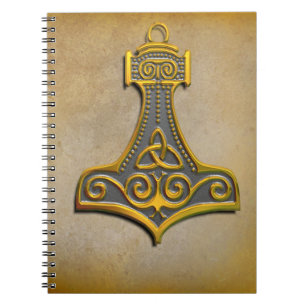 Carnet Thor's Hammer en or