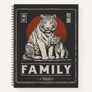 Carnet Tiger et Cub - Bold Jungle Family Bond
