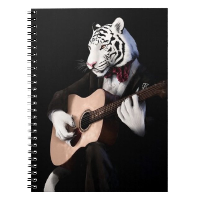 Carnet Tiger Serenade – Artistic Notebook Cover (Devant)