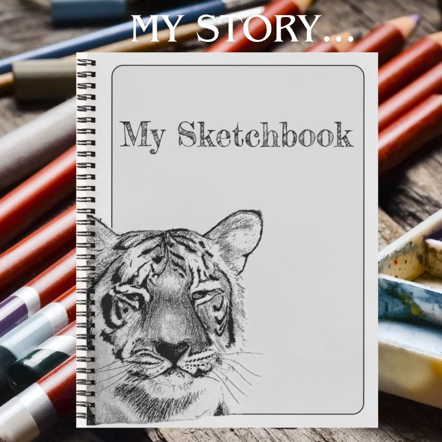 Carnet Tiger Spirit Animal Art original (Créateur téléchargé)