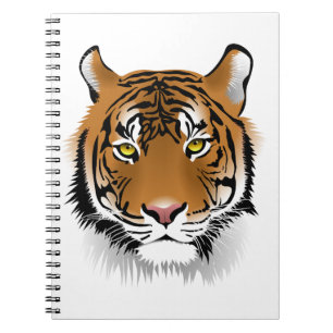 Carnet Tiger Sumatran Tiger Faune Homme Mangé Wildcat