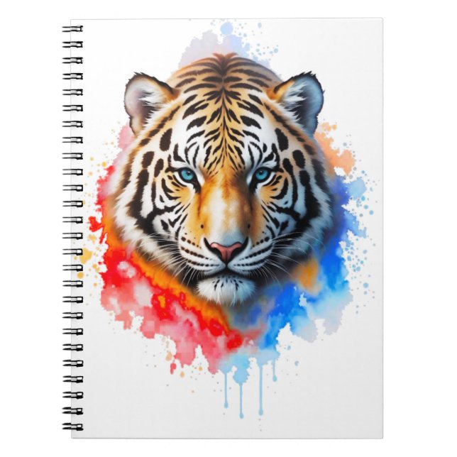 Carnet Tigre blanc (Devant)