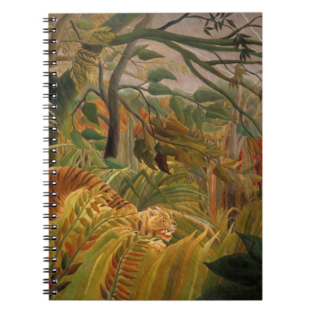 Carnet Tigre dans une tempête tropicale par Henri Roussea (Devant)