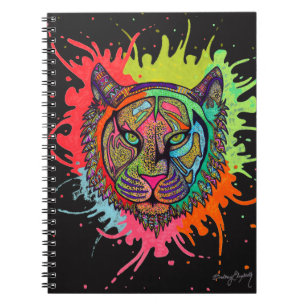 Carnet Tigre d'arc-en-ciel