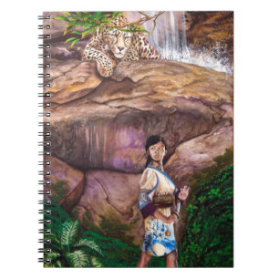 Carnet Tigre et fraise de bouddhiste zen