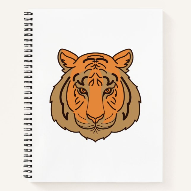Carnet Tigre orange (Devant)
