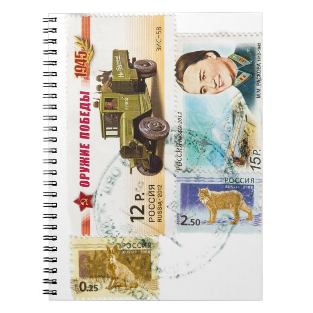 Carnet Timbres russes (Devant)