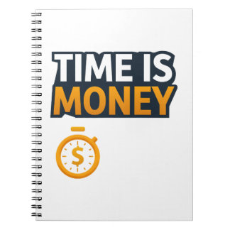 Carnet Time Is Money – Hustle Mindset T-Shirt | Entrepren