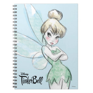 Carnet Tinker Bell   Armoiries pastel croisées