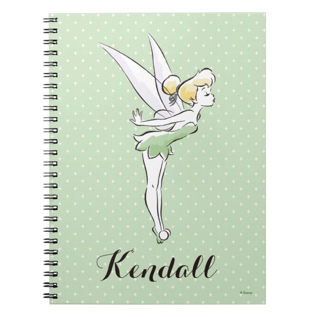 Carnet Tinker Bell | Joli petit pixie (Devant)
