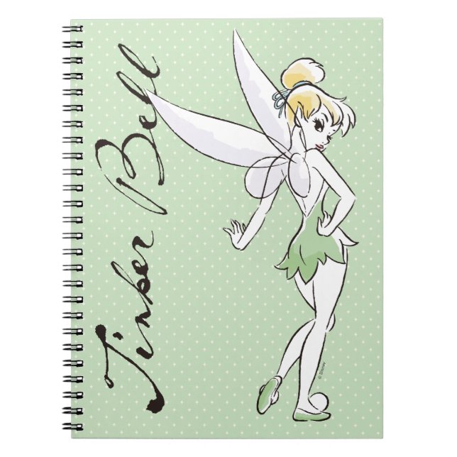 Carnet Tinker Bell | Joli petit pixie (Devant)