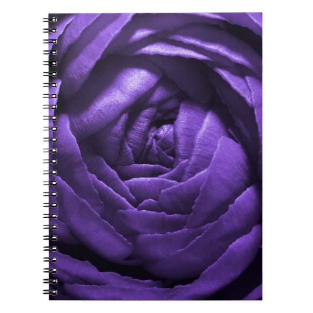 Carnet Tir pourpre de macro de fleur (Devant)