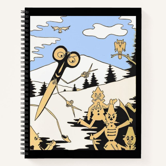 Carnet tirage de ciseaux meurtriers (Devant)