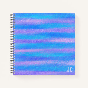 Carnet Tirures Iridescentes Chatoyantes Turquoise Rose