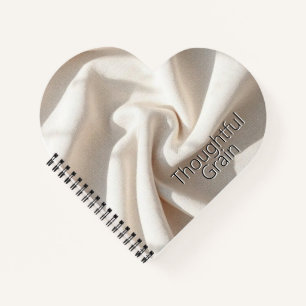 Carnet Tissage de lin minimaliste Tissu texturé naturel
