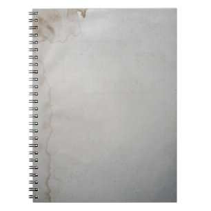 Carnet Tissu blanc avec tache